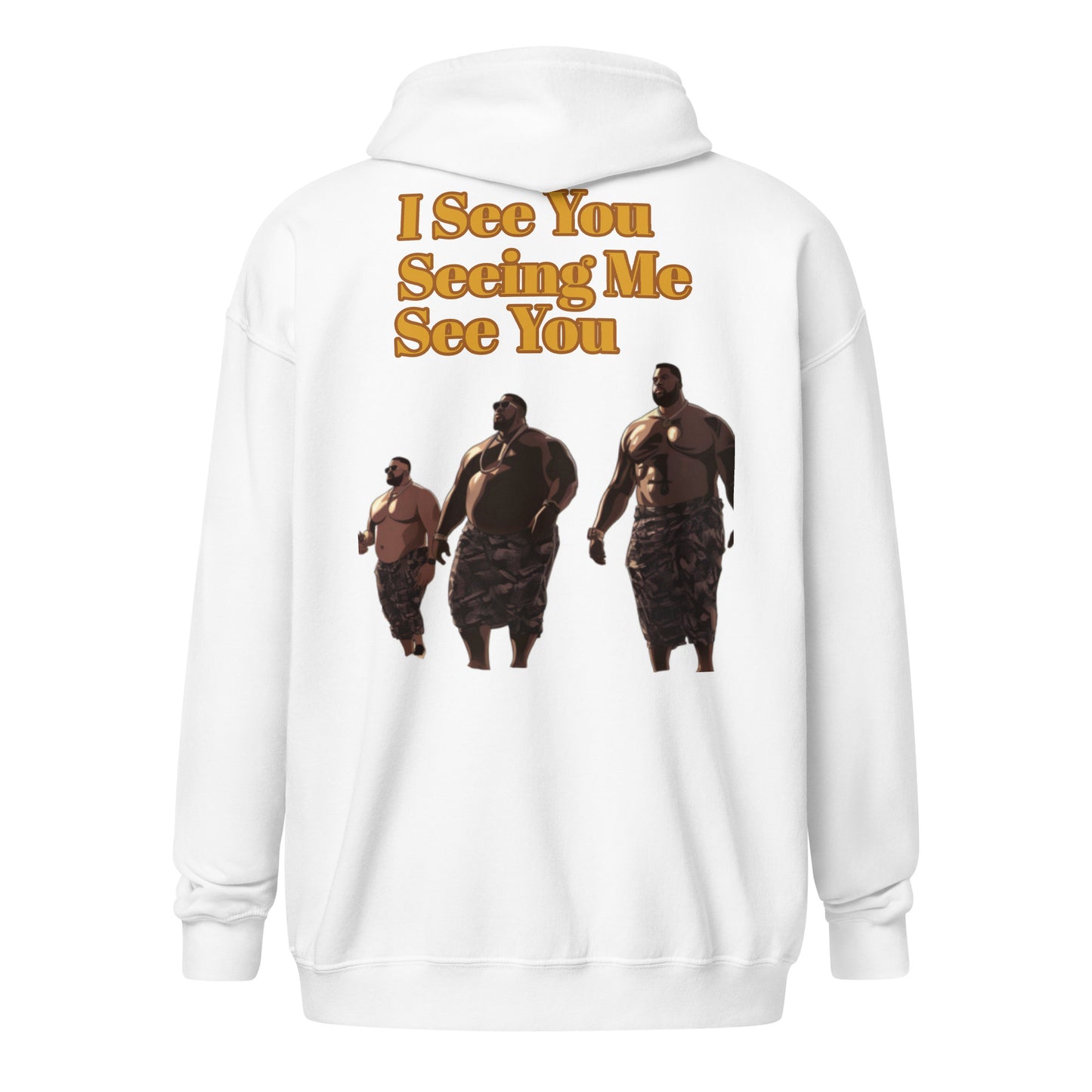 zip hoodie I See You