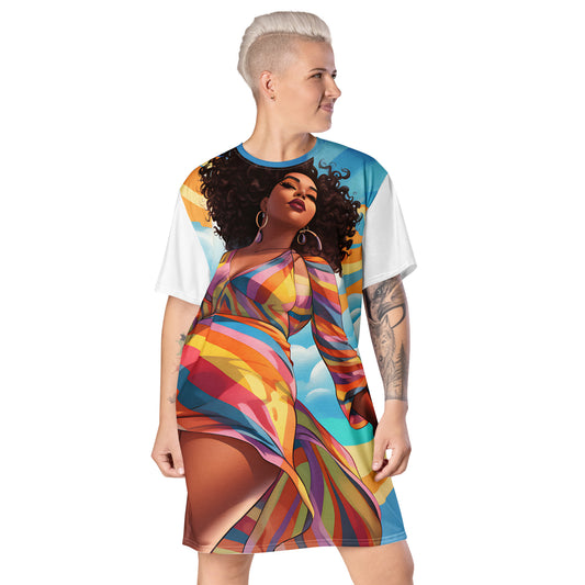 T-shirt dress I See You