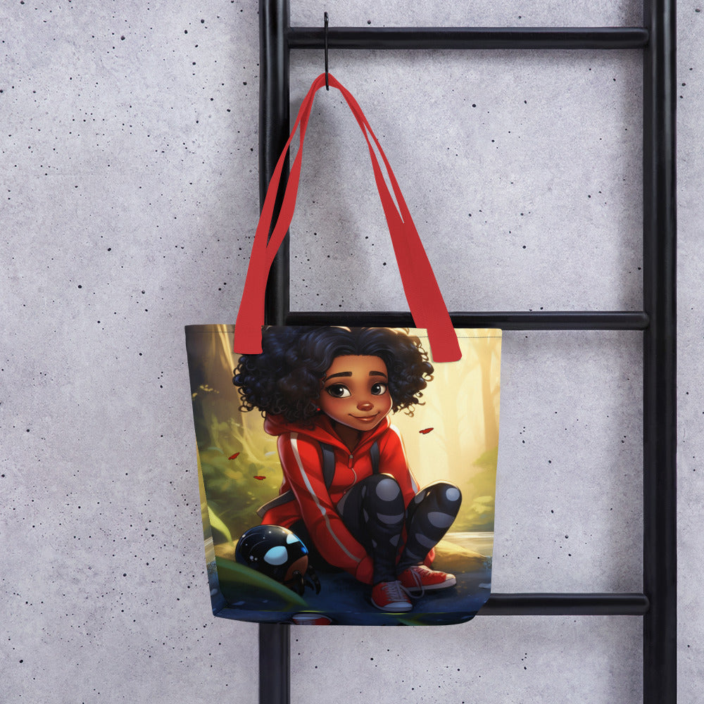 Tote bag Baby Girl Ladybugs