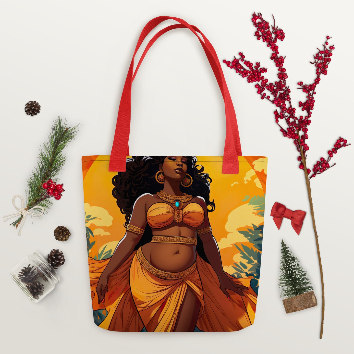 Tote bag Vision of a Queen