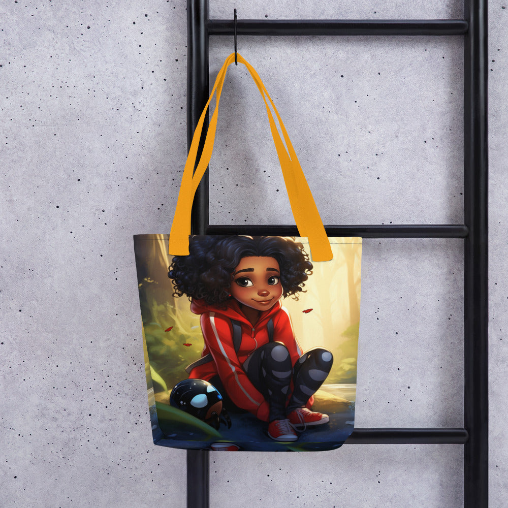 Tote bag Baby Girl Ladybugs