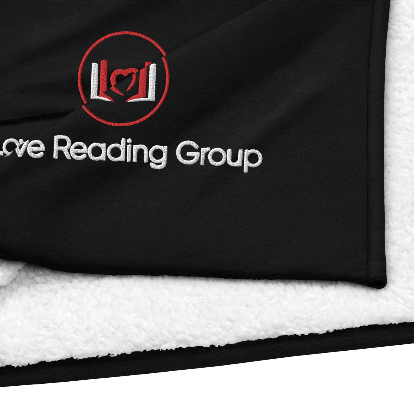 Premium sherpa blanket Love Reading