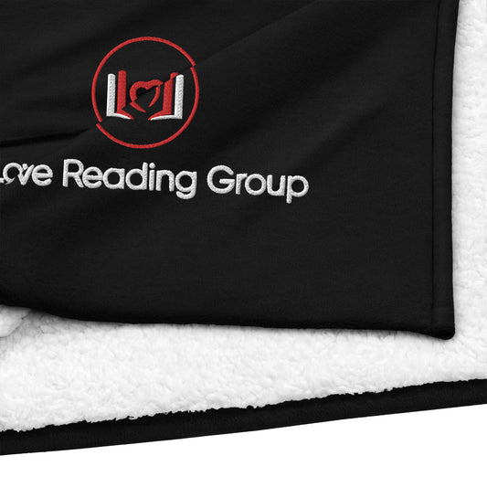 Premium sherpa blanket Love Reading