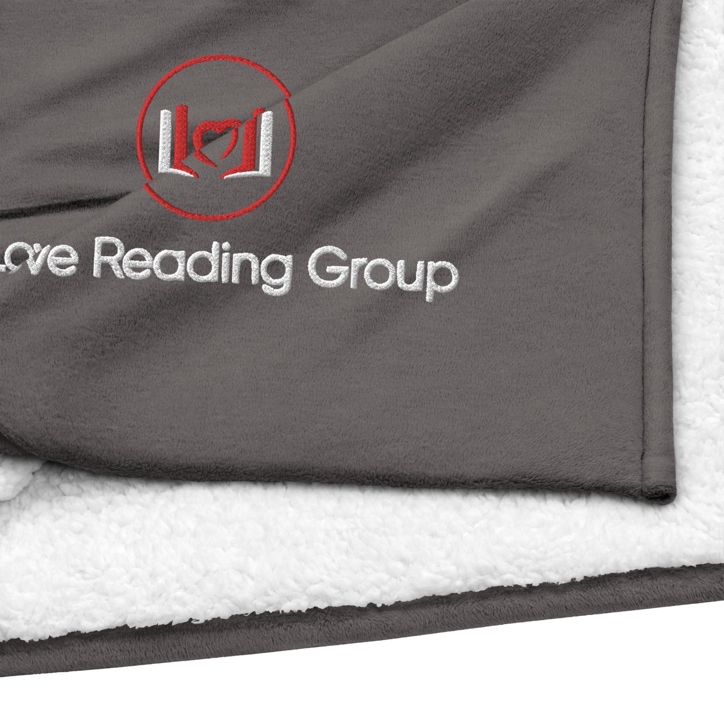 Premium sherpa blanket Love Reading