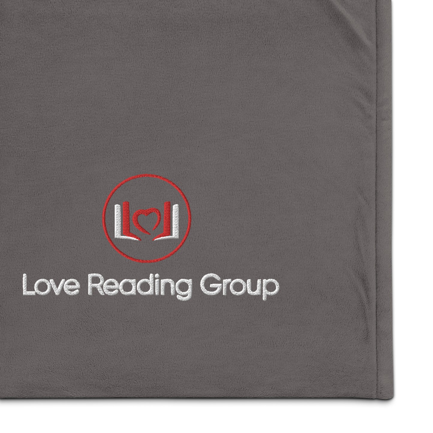 Premium sherpa blanket Love Reading