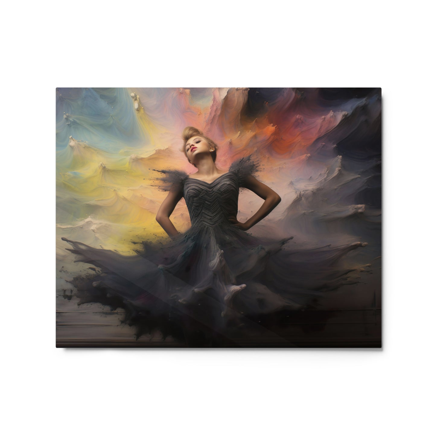 Metal prints: Ballerina's Graceful Butterfly