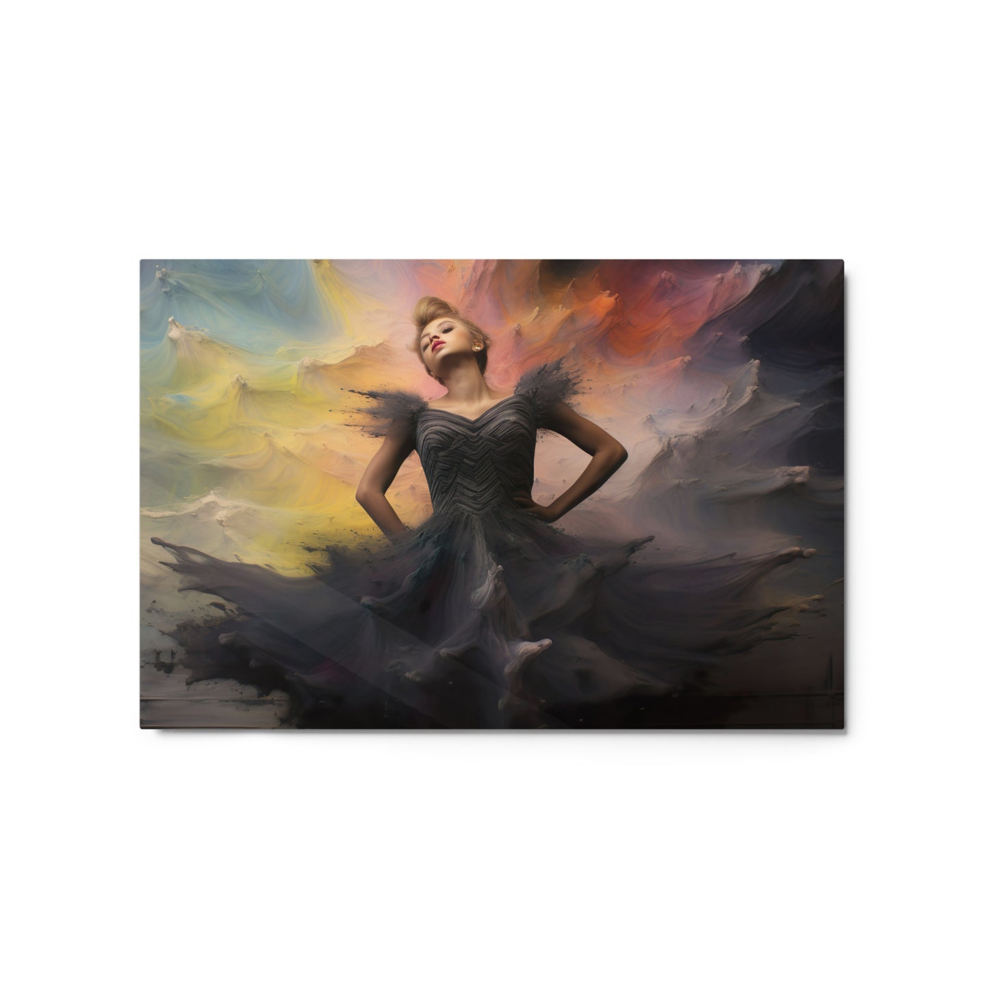 Metal prints: Ballerina's Graceful Butterfly