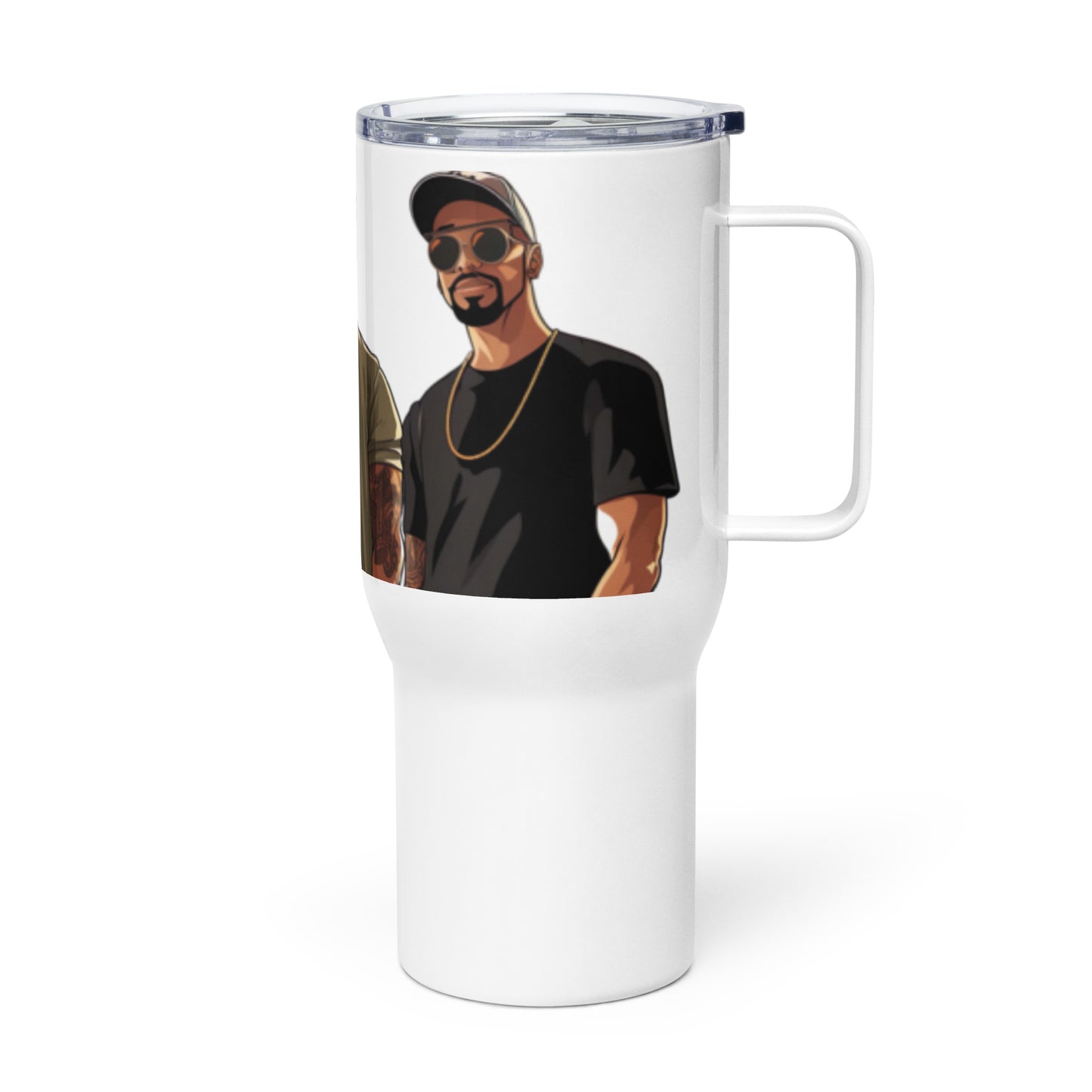 Travel mug with a handle Dont Be Shy