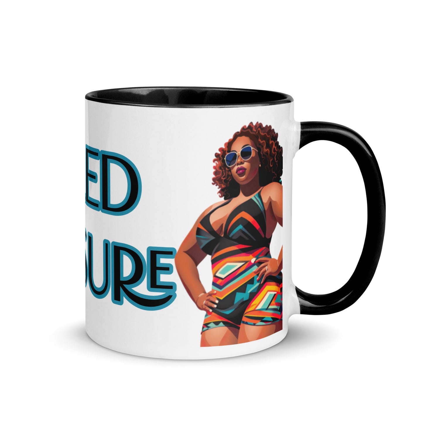 Mug with Color Inside: She Applied Pressure