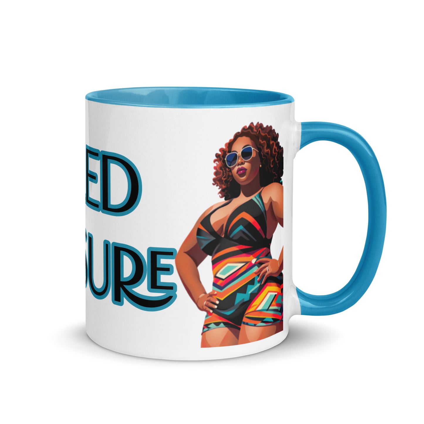 Mug with Color Inside: She Applied Pressure